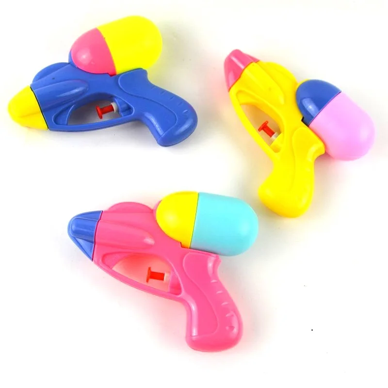 Водяной пистолет ярких цветов для детей, игрушечный водяной пистолет для пляжной ванны, движущийся для родителей и детей, интерактивный водяной пистолет, игрушки W
