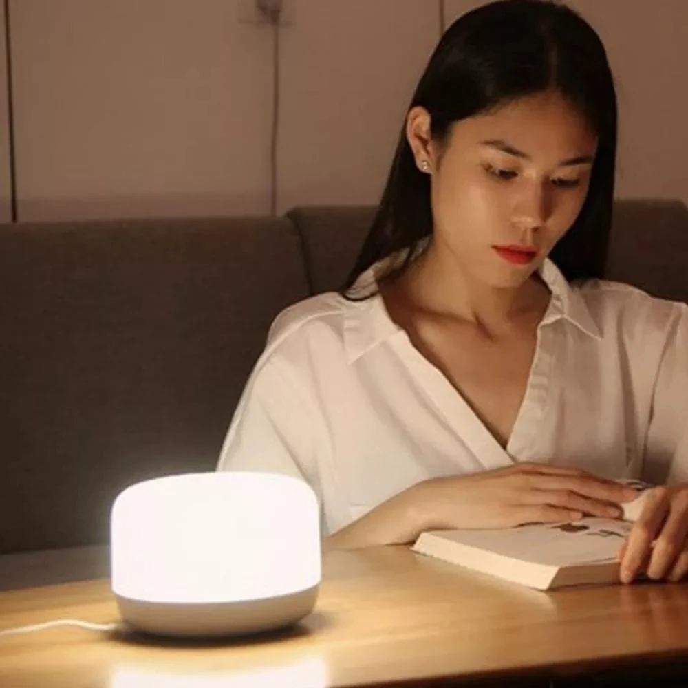 Xiaomi Yeelight YLCT01YL цветной светодиодный прикроватный светильник Интеллектуальный Диммируемый ночник RGB приложение управление Поддержка Apple HomeKit