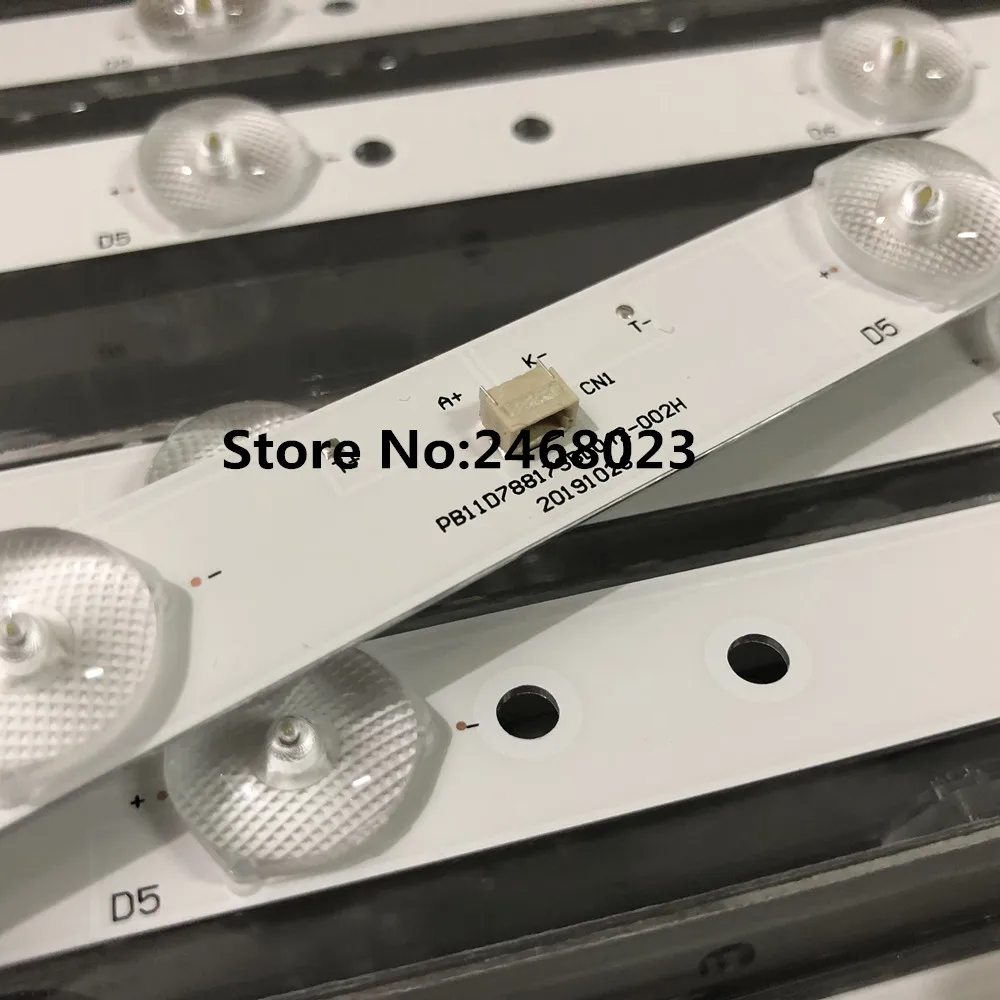 4 шт. светодиодный полосы для VIVAX 40 дюймов PB11D788173BL042-002H SLE40F10M4 789 мм