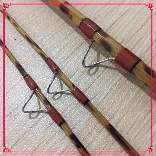 ZHUSRODS леопардовая расцветка бамбуковая удочка 6'" 3wt