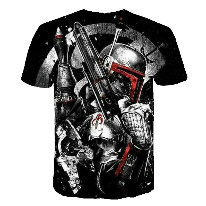 Футболка nuevas camisetas premium para hombre Star Wars trajes de dibujos animados camisetas de Pelicula, harajuku adulto Дротика