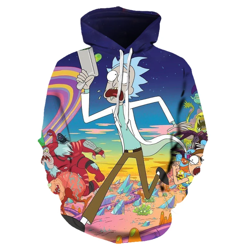 Rick and Morty Hoodies By jml2 Art 3D Unisex Sweatshirt Men Brand Hoodie Comic Casual Tracksuit Pullover DropShip Streetwear