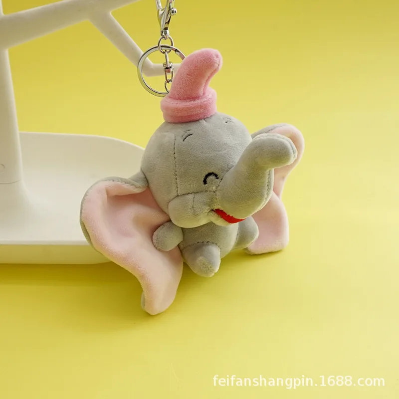 Аниме Dumbo брелок мультфильм слон набивной брелок-игрушка кольцо для женщины мужчины ребенка Коллекция фанатов подарок брелок