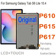 

Original For Samsung Galaxy Tab S6 Lite 10.4 P610 P615 P615N P617 LCD Screen Display Touch Glass Digitizer Assembly Replacement