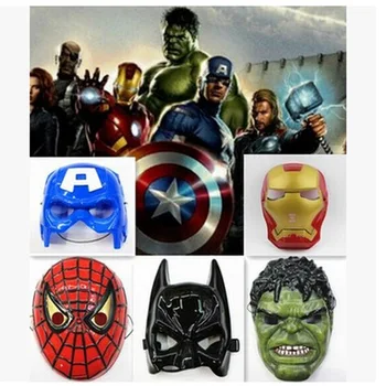 

Iron Man Batman Star Wars Mask Superhero Halloween Darth Vader Mask Avengers Captain America Spiderman Hulk Masks