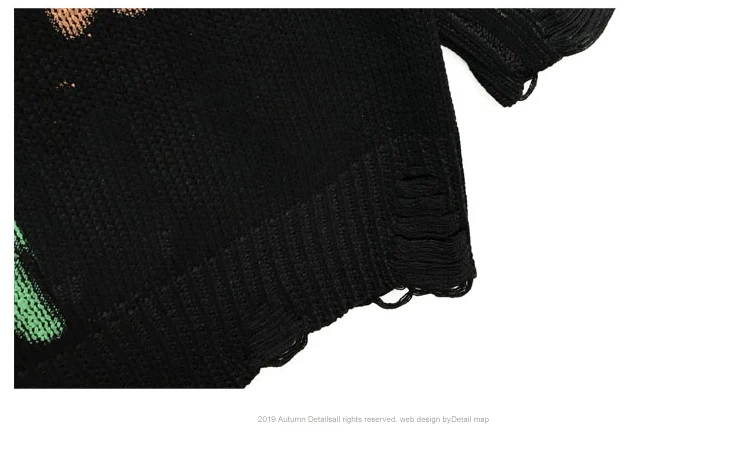 YOKO свитер женский Осень Зима Новая мода свободная Корейская версия ручная роспись граффити ленивый стиль свитер размера плюс платье