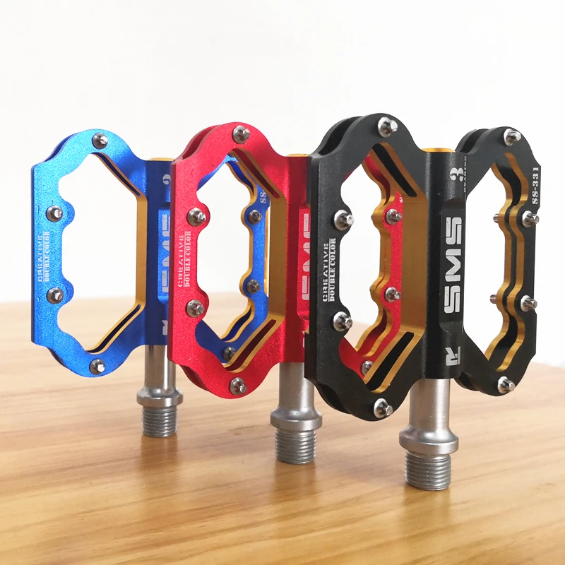 Online Ultraleicht fahrrad Pedal Aluminium Legierung CNC Mountainbike Pedale MTB Road Radfahren Sealed 3 Lager Pedale Fahrrad Teile