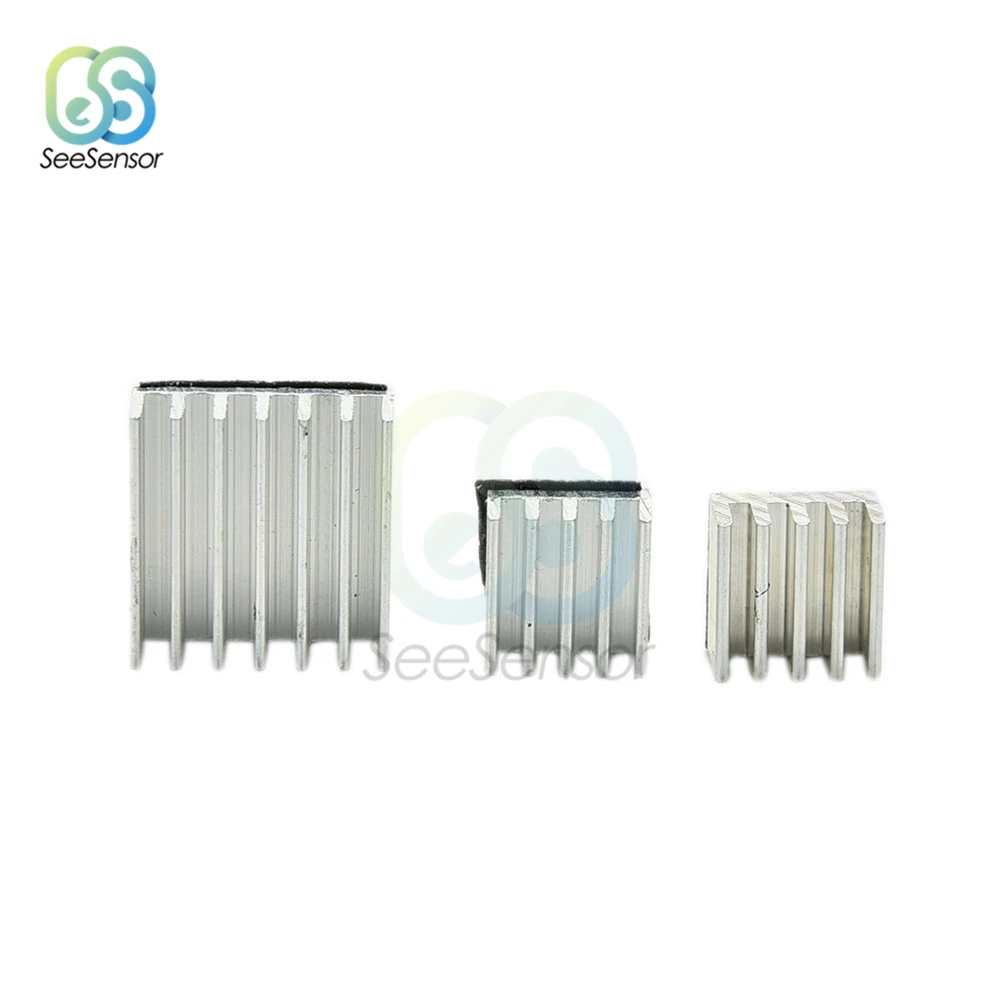 Aluminum Heat Sink 3pcs/set Adhesive for Raspberry Pi 2 B