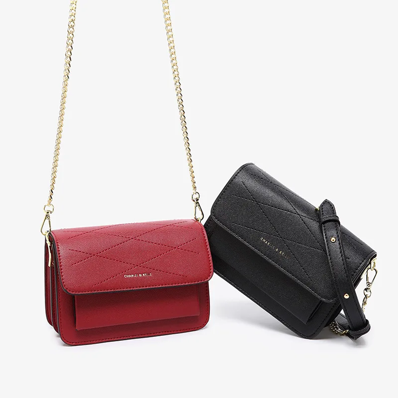 

Small CK Square Sling Bag CK 2-80780285 File Holder Flip Shoulder Mini WOMEN'S Bag