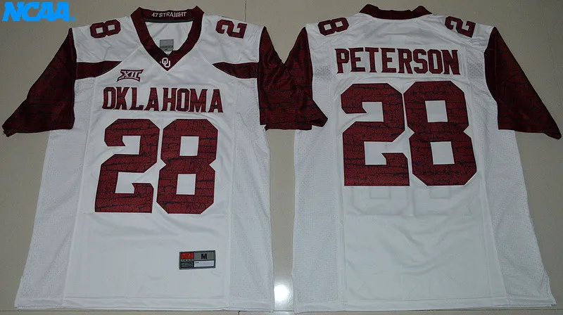Новое поступление, высокое качество, футболка Adrian Peterson#28, спортивные майки, S-XXXL - Цвет: 2