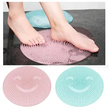 

Silicone Bath Shower Back Brush Massager Bath Foot Brush Dead Skin Anti Skid Pad Bath Mats Bathroom Accessories Tool