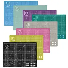 А4 художественный самовосhealing вающийся ПВХ бумажный режущий коврик двухсторонний с решеткой роторное ремесло Ткань Лоскутные инструменты ручной работы тарелка пэчворк