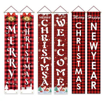 

Welcome Merry Christmas Decor for Home Walnut Soldier Christmas Door Hanging Ornaments Navidad 2020 Cristmas Happy New Year 2021
