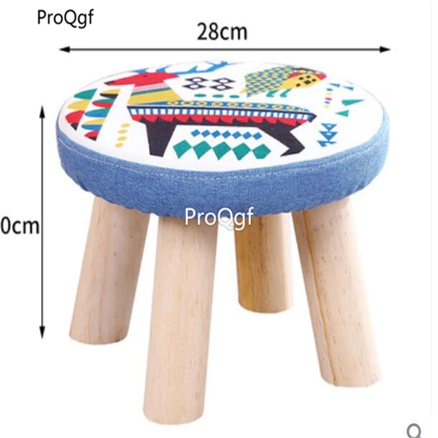 ProQgf 1Pcs A Set Home lovely round shape game mini style Children Stool many choice - Color: Light Yellow