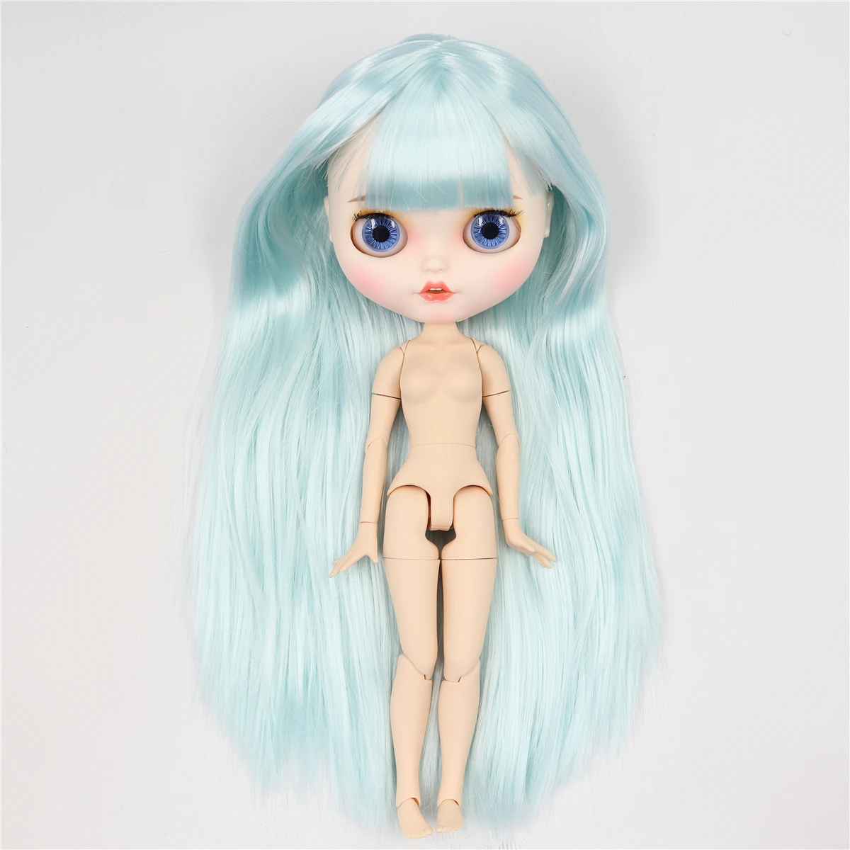 Ледяная фабрика blyth кукла белая кожа шарнир тела пользовательская кукла bjd игрушка матовое лицо с зубами голая кукла 30 см