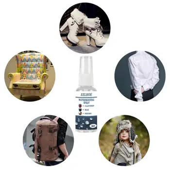 

30ml Multi-Purposes Waterproofing Spray Nano Waterproof Spray Stain Protector Spray For Shoes Hat Shirt Knapsack Sofa TSLM1