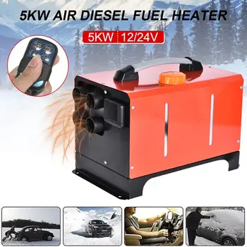 

Parking Air Fuel Oil Heating Machine Car Fuel Heater Low Noise Low Fuel Single Hole Four Holes 5KW 12V24V For Trucks Buses Boats