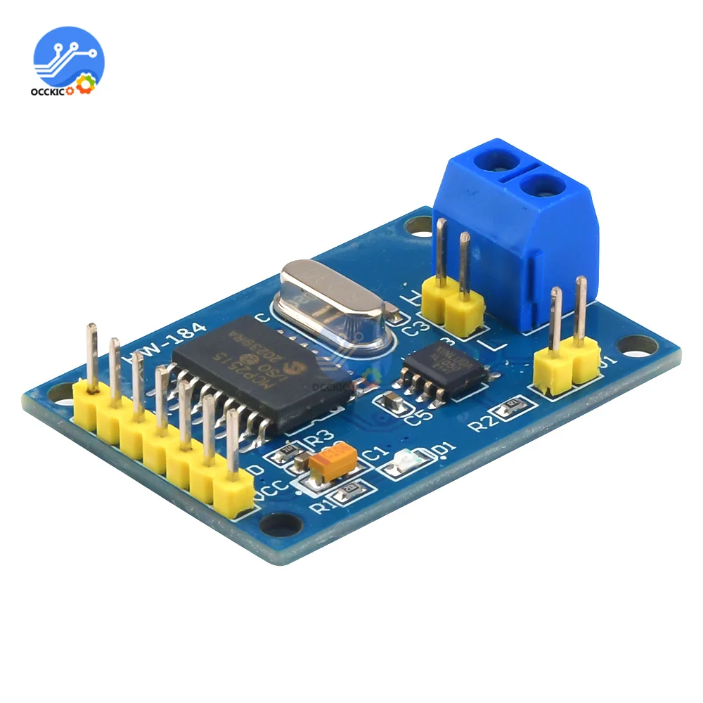 1 pcs For Arduino MCP2515 CAN Bus Module TJA1050 Receiver SPI Module