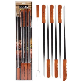 

Ecos skewers set, 23003D, 999628, 6 pieces, with fork for meat