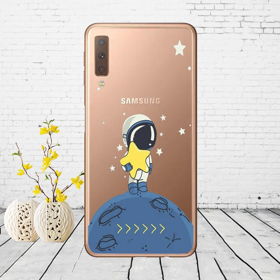 Чехол для samsung Galaxy A7 силиконовый чехол для телефона с принтом чехол-накладка на заднюю крышку для samsung A7 A750 A750F 6,0 дюймов - Цвет: K43