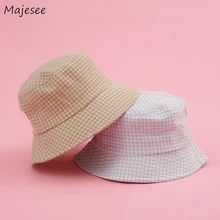 Панамы Женские Простые мягкие уличные корейские стильные Универсальные женские летние дышащие трендовые студенческие высококачественные дамские