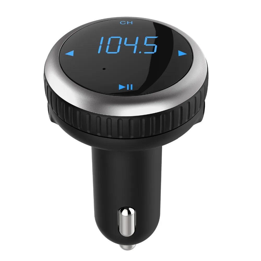 Prazata Bluetooth fm-передатчик модулятор Автомобильный авто передатчик MP3-плеер TF слот Fm USB Автомобильное зарядное устройство lcd 2.1A USB порт локатор