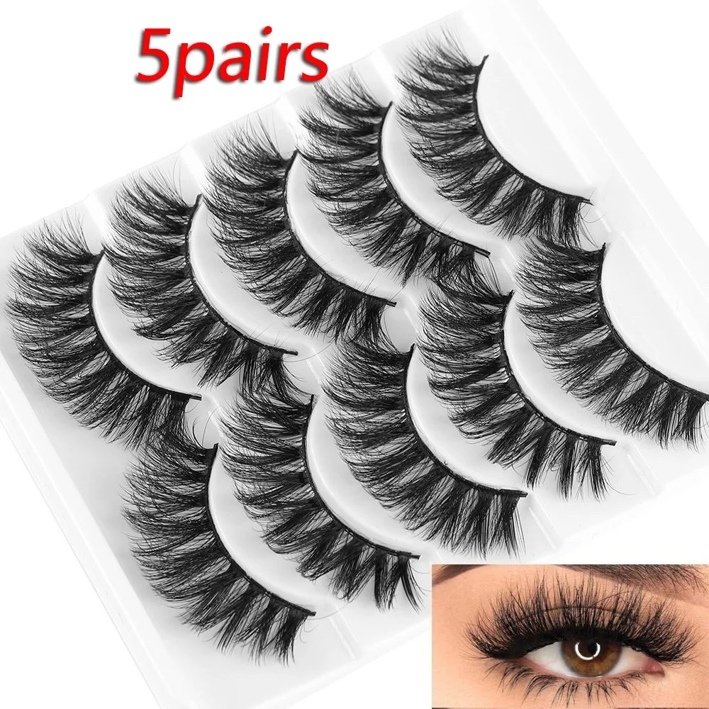

5 Pairs Multi-layer Eyelashes