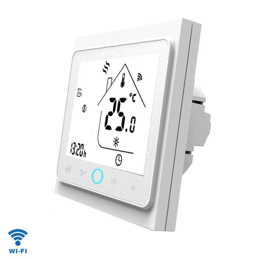 

Voice Sensing Thermostat Electric LCD Screen WIFI Backlight Water Heater Smart Wireless Touch Control Universal For Google Home