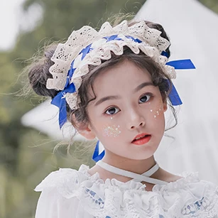 headwear Милое детское испанское платье в стиле Лолита женские костюмы для косплея для девочек косплей на Рождество и Хэллоуин платье для взрослых сарафан Лолита платье - Цвет: headwear