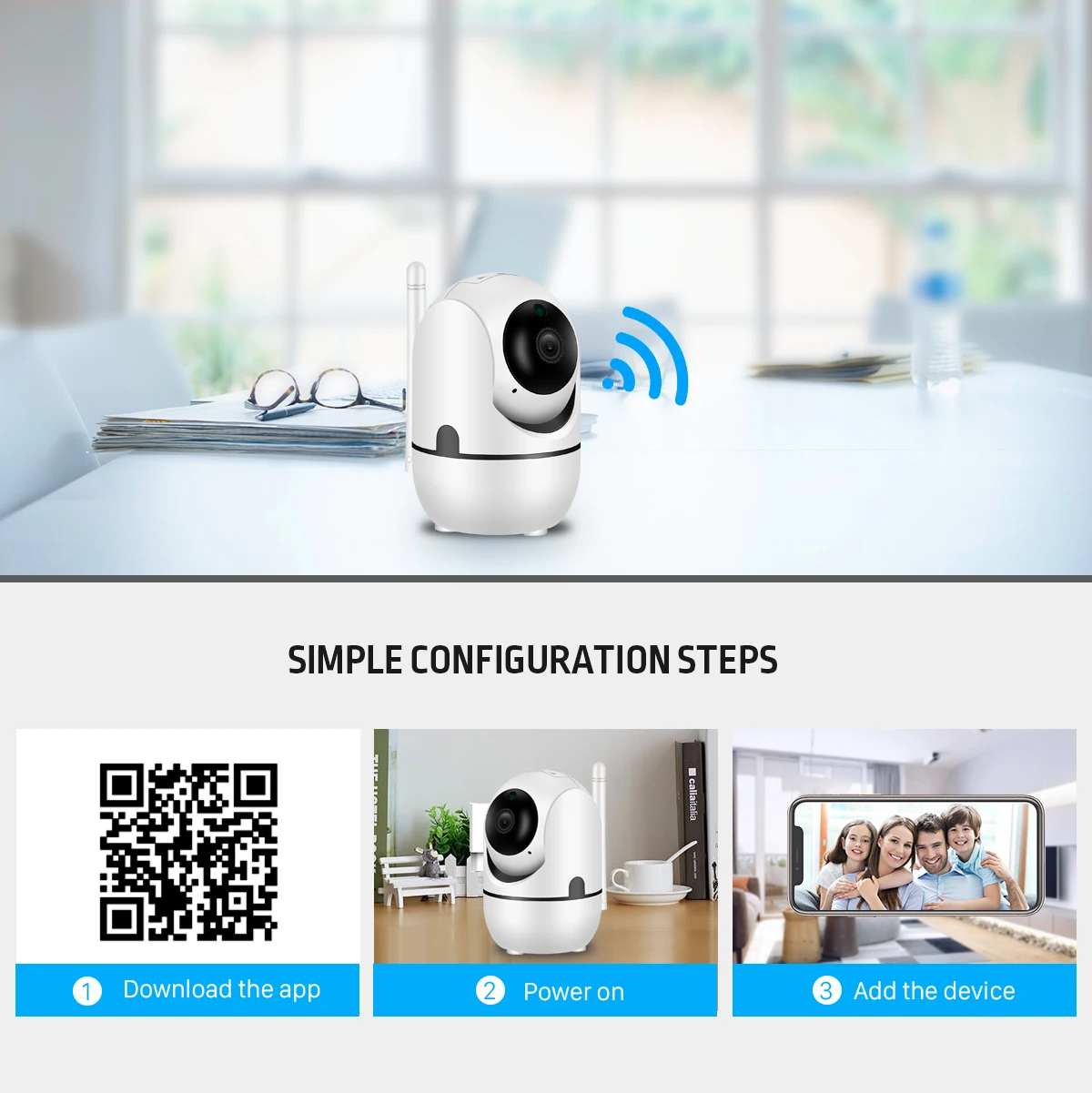 BESDER 1080P Wireless IP Camera Intelligent Human Auto Tracking Home Security Surveillance CCTV Network Mini WiFi Camera Audio