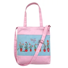 Женская Парусиновая Сумка-тоут, Женская Повседневная сумка на плечо с цветочным принтом, складные сумки для покупок, пляжная сумка, женская сумка из хлопковой ткани