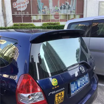 

For Honda Fit/jazz Spoiler 2003-2007 Fit/jazz Spoiler High Quality ABS Material Car Rear Wing Primer Spoiler