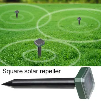 

Solar Power Repeller Ultrasonic Mouse Repeller 400-1000（HZ) 1.2V 600MAH Garden Animal Gopher Insect Rodent Control