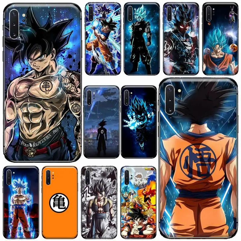 Японский телефонный чехол с Аниме D Dragon Ball Gokus для Samsung Galaxy S8 S9 S10 Plus S10E Note 3 4 5 6 7 8 9 10