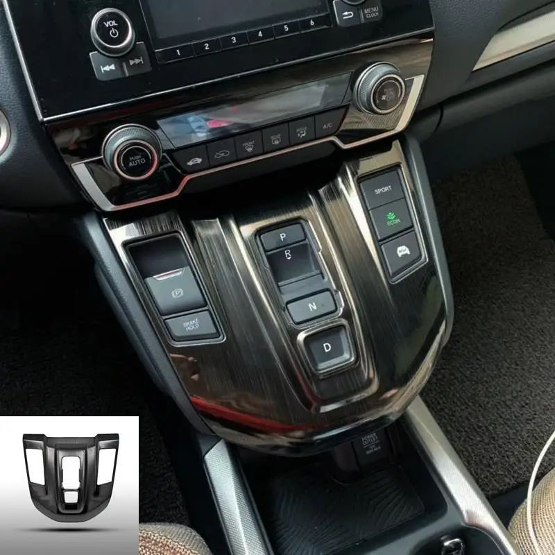 Модифицированная автомобильная автоматическая дверная ручка для окон и дверей, панель передач для интерьера, аксессуары для стайлинга автомобилей, запчасти 17 18 19 для Honda CRV - Название цвета: Number 6