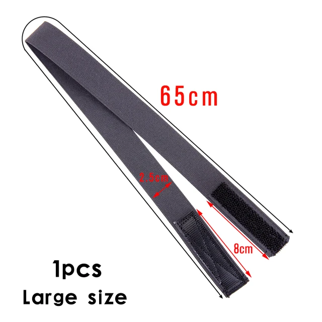 Aliader 1Pc Hair Elastic Band For Wigs With MagicTape Headband Edge Laying Scarf Edge Wraps For Fixed Lace Wigs Elastic Headband 2.5cm 65cm 1pcs