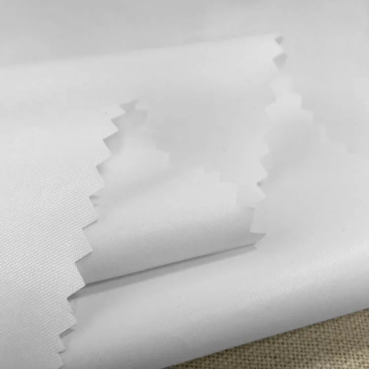 Meetee 100X150 см 190 т ПВХ водонепроницаемый ПУ ткань DIY фартук рукава Pet плащ Одежда швейная ткань зонтик DIY аксессуары FA012 - Цвет: Белый
