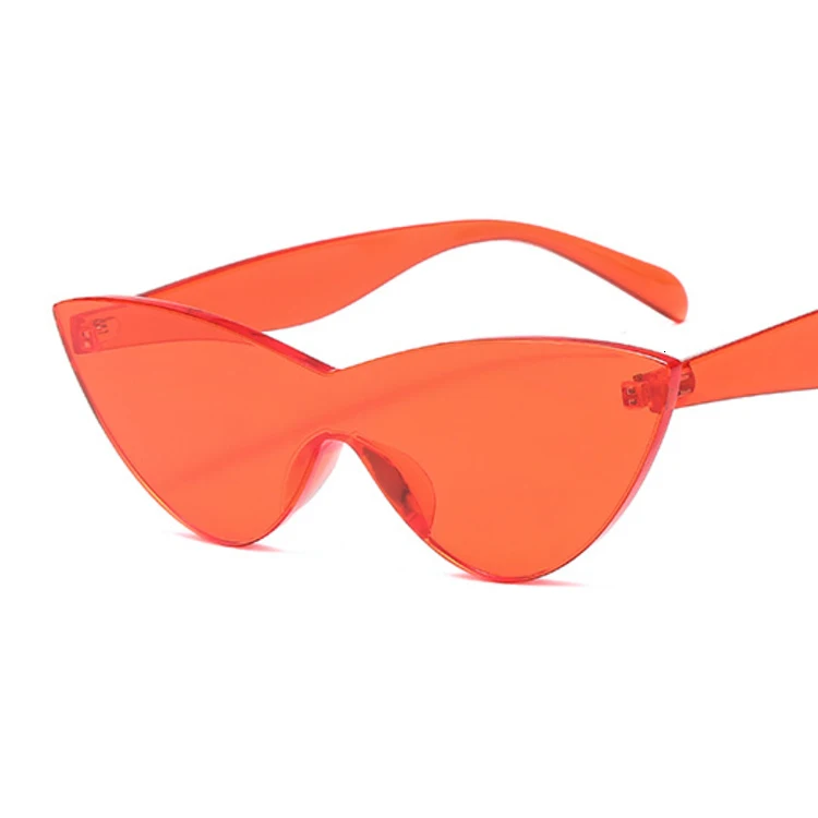 Серые солнцезащитные очки Cateye женские роскошные брендовые дизайнерские винтажные черные очки ретро в форме кошачьих глаз солнцезащитные женские очки оculos UV400 - Цвет линз: Red