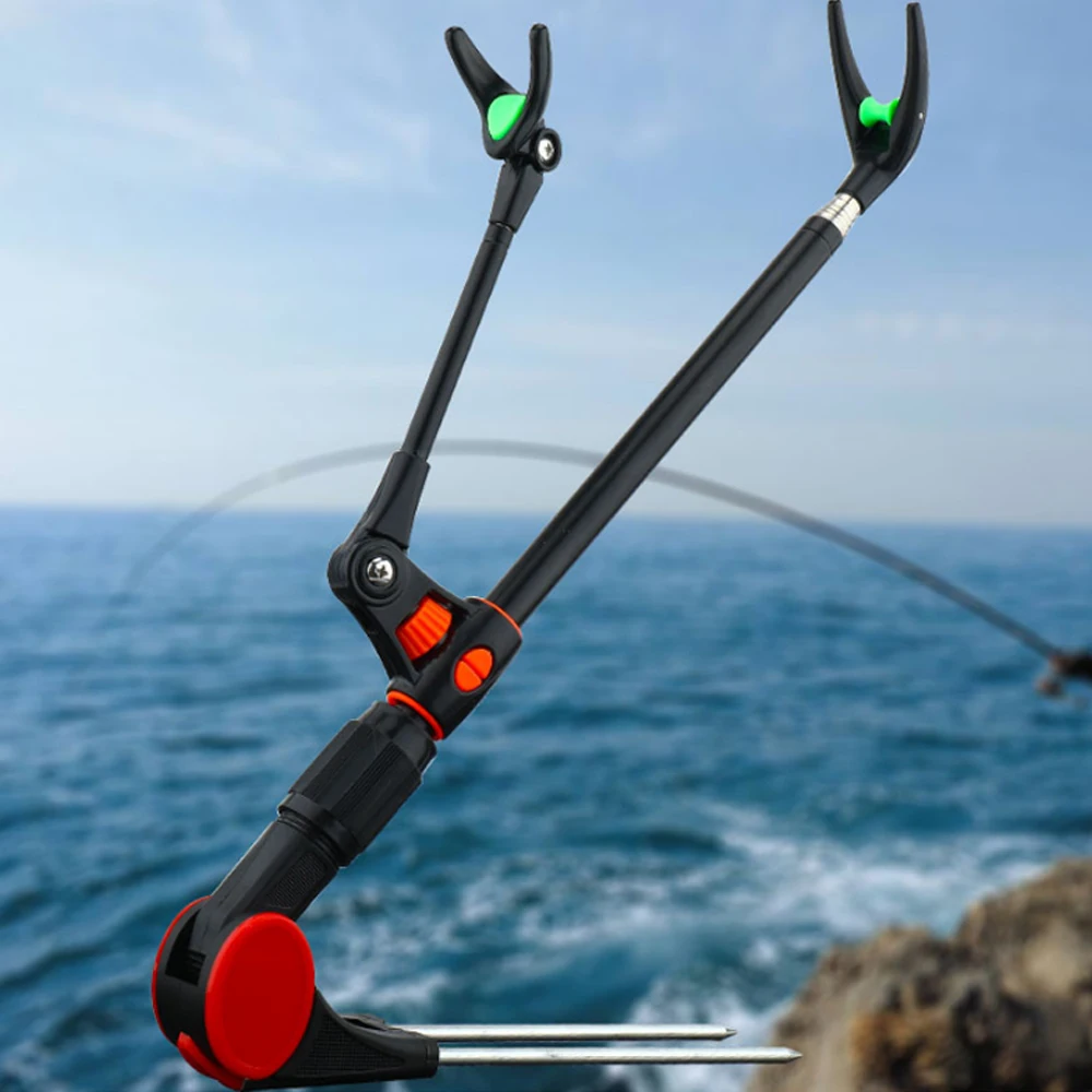 Adjustable Fish Rod Holder Bracket Stand Fishing Tackle Kit