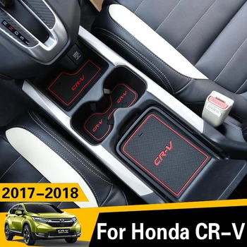 

21Pcs For Honda CRV CR-V CR V 2017 2018 Car Accessories Inner Gate Slot Pad Non-Slip Cup Mats Anti Slip Door Groove Mat Interior