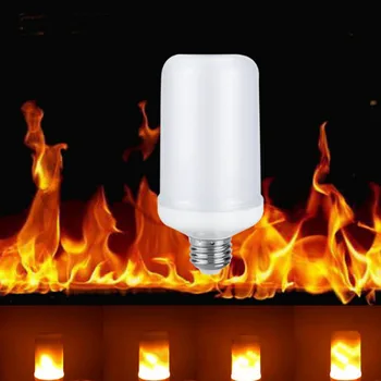 

7W 9W E27 E26 Flame Bulb 85-265V LED Flame Effect Fire Light Bulbs Flickering Emulation Decor LED Lamp