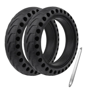

HOT-2 Pack Solid Tires Wheel Explosion-Proof Tire Replacement Tire for Xiaomi Mijia M365 Electric Scooter Scooter 8.5 Inch