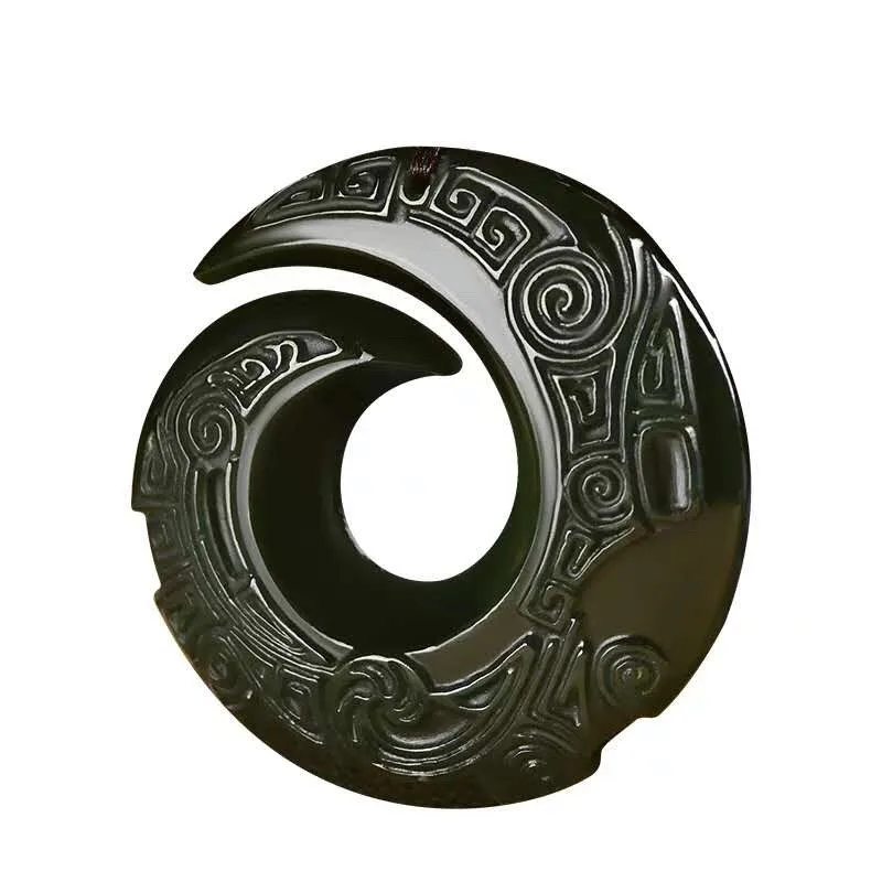 

Xinjiang Hetian jade sapphire to run pendant Pendant