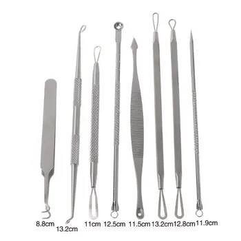 

8pcs Blackhead Pimple Blemish Comedone Acne needle Extractor Remover Tool Set