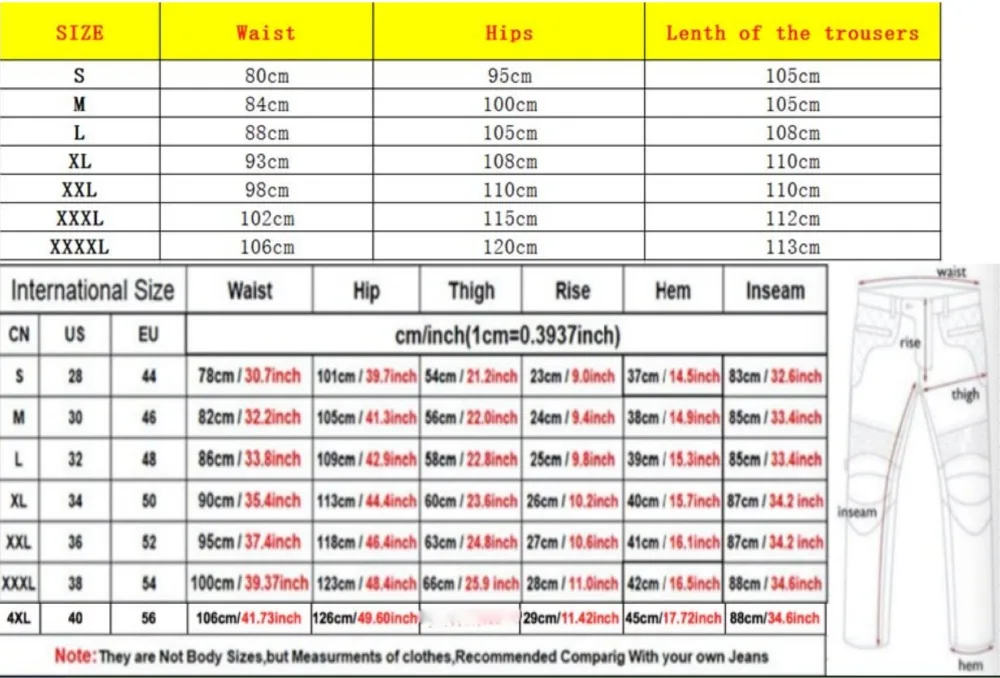 Jeans size 