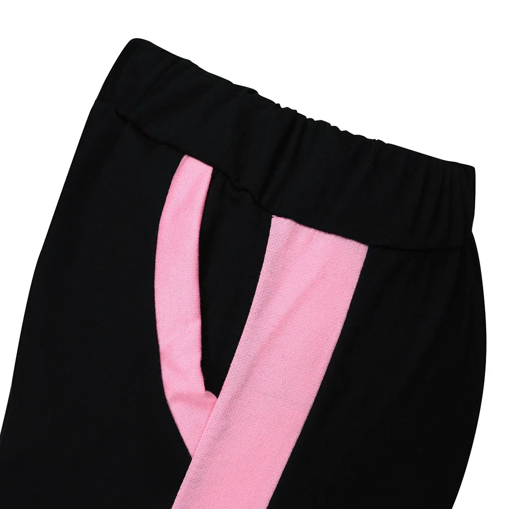 Женский комплект 2 шт., Однотонный свитер с капюшоном и штаны, спортивный костюм, спортивный костюм для бега
