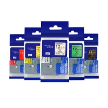 Ruban d'étiquettes p touch pour imprimante, 5 pièces, Compatible avec Brother TZe 435 TZe 631 TZe 231 TZe 731 TZe 335