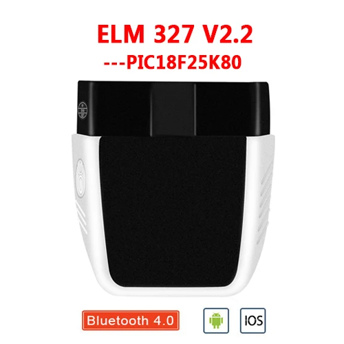 OBD 2 ELM327 V2.2 автомобильный диагностический сканер obd2 Bluetooth 4,0 с PIC18F25K80 PK odb2 ELM 327 V1.5 сканер automotriz профессиональный - Цвет: ELM327 V2.2