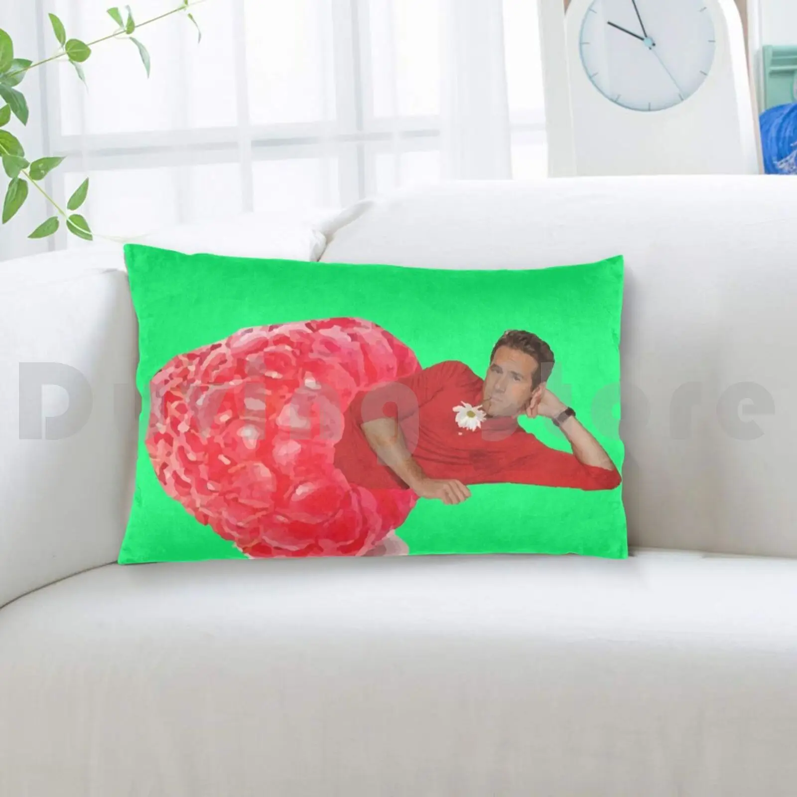 Mr Richie by Ryan Reynolds Throw Pillow by Ryan Reynolds