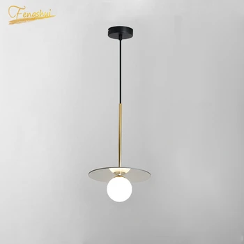 

Modern Glass LED Pendant Lights Lighting Simple Cafe Pendant Lamp Living Room Dining Room Bedside Bedroom Home Deco Hanging Lamp